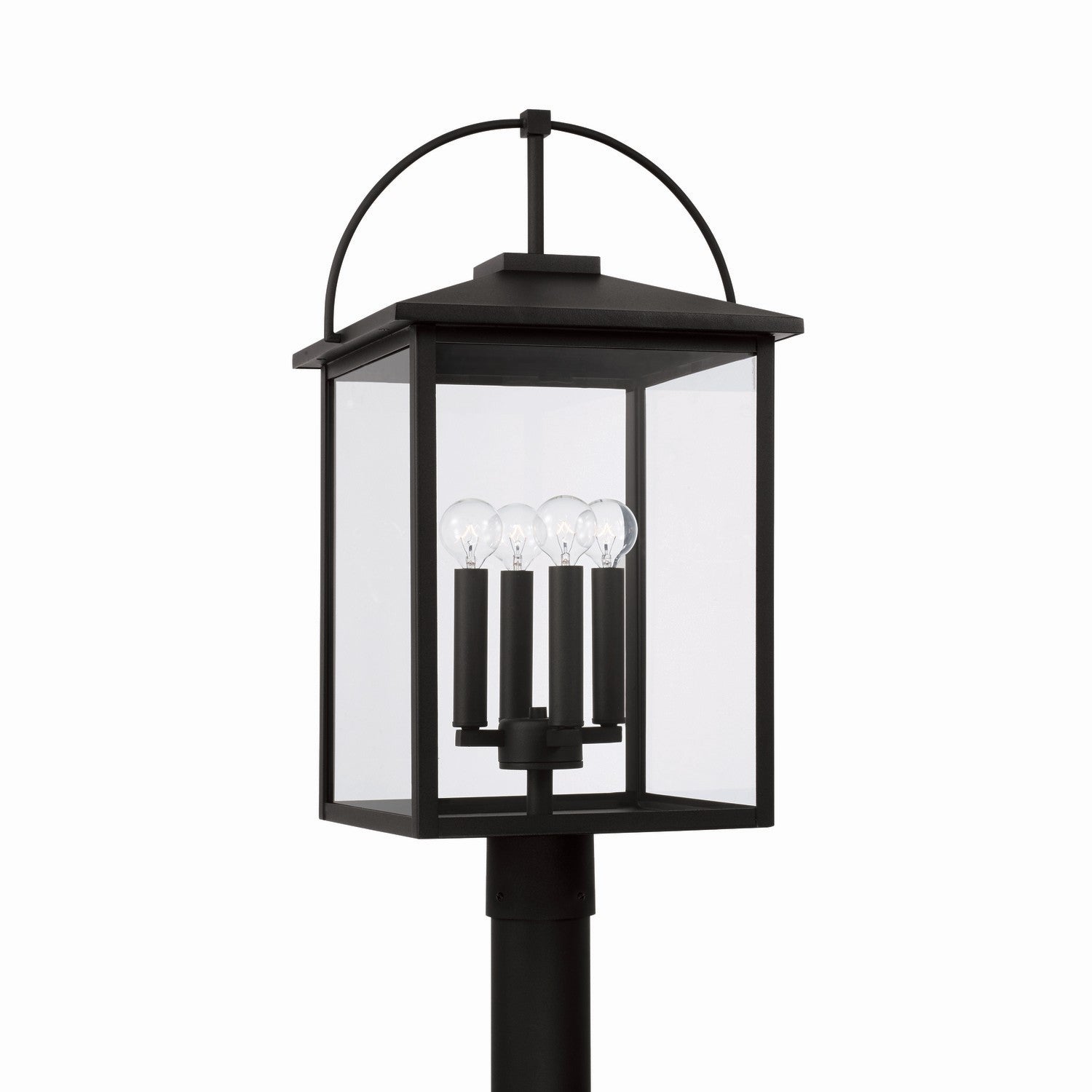 Capital Lighting 4-Light Outdoor Post Lantern - Weatherproof Exterior Lighting for Porch, Garden, Pathway & Driveway