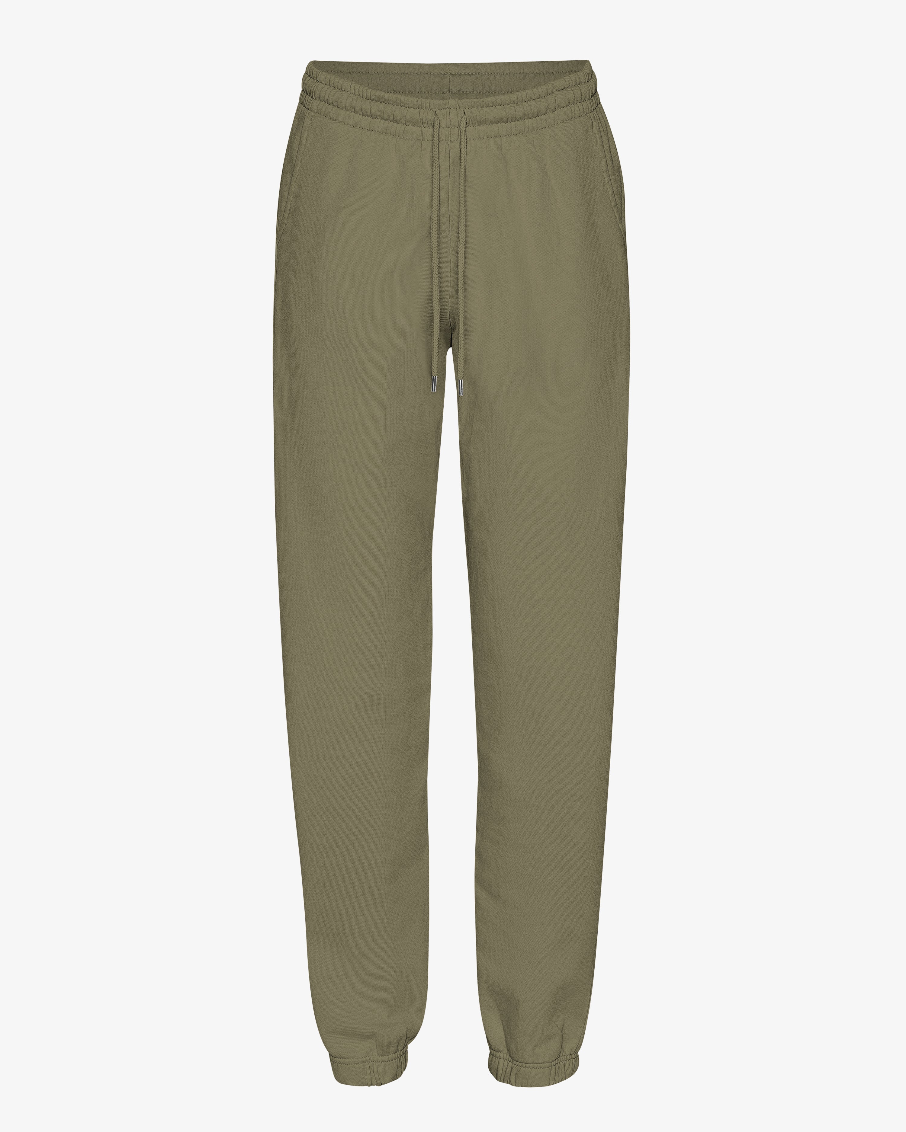 Organic Cotton Sweatpants for Women - Comfortable Lounge Pants in Dusty Olive - Perfect for Yoga, Running & Casual Wear