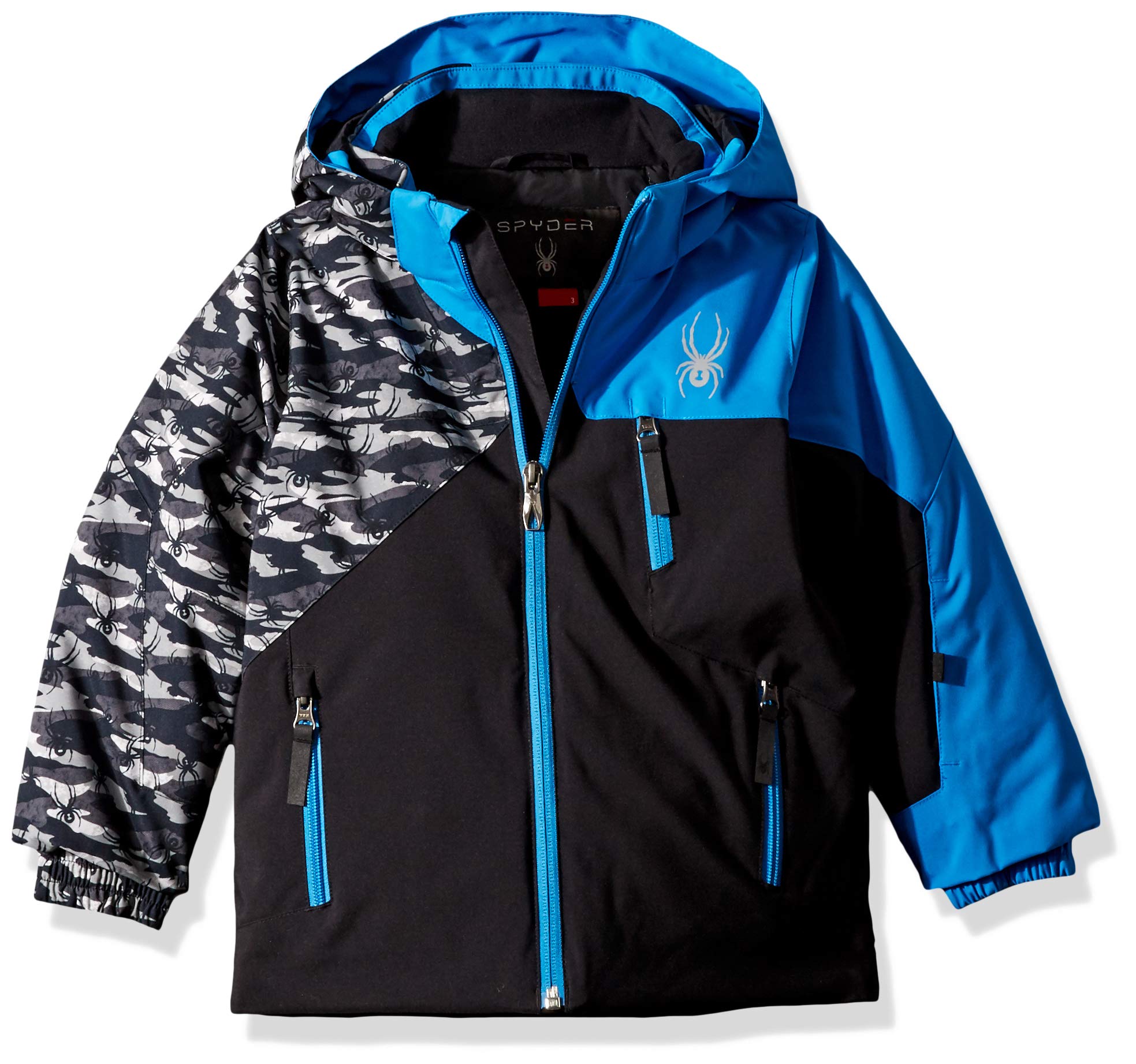 Spyder Boys Mini Ambush Ski Jacket - Waterproof Insulated Winter Jacket for Kids - Perfect for Snowboarding, Skiing & Outdoor Winter Activities