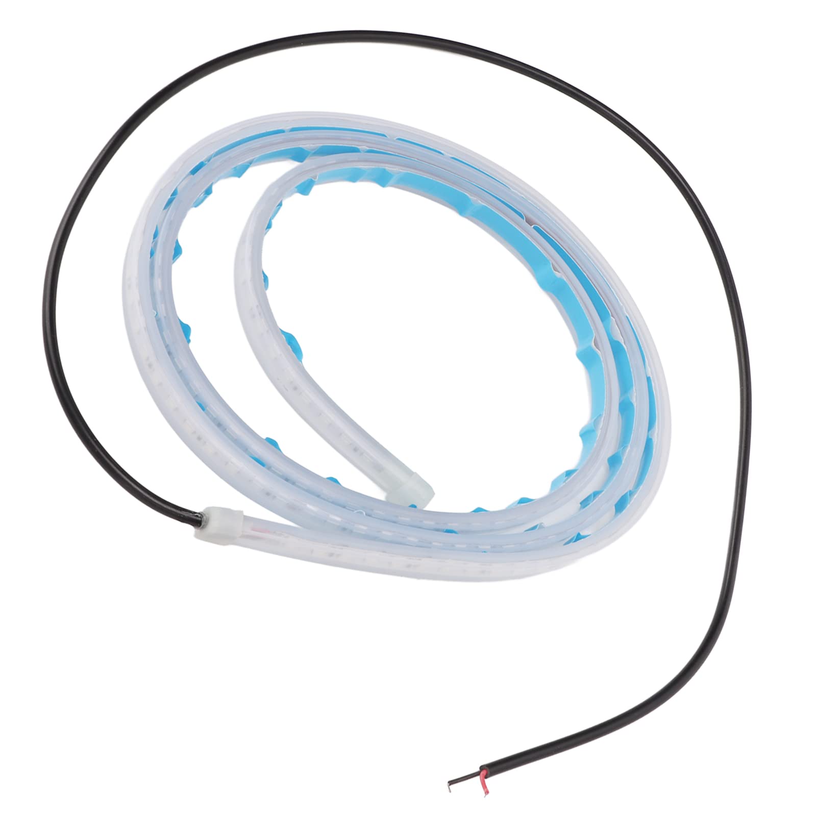Universal 1.2m Car LED Strip Lights - Waterproof Red & Blue Ambient Lighting for Interior/Exterior Decoration - Perfect for Hood, Dashboard, and Underbody Customization - Enhance Your Vehicle's Style Day & Night