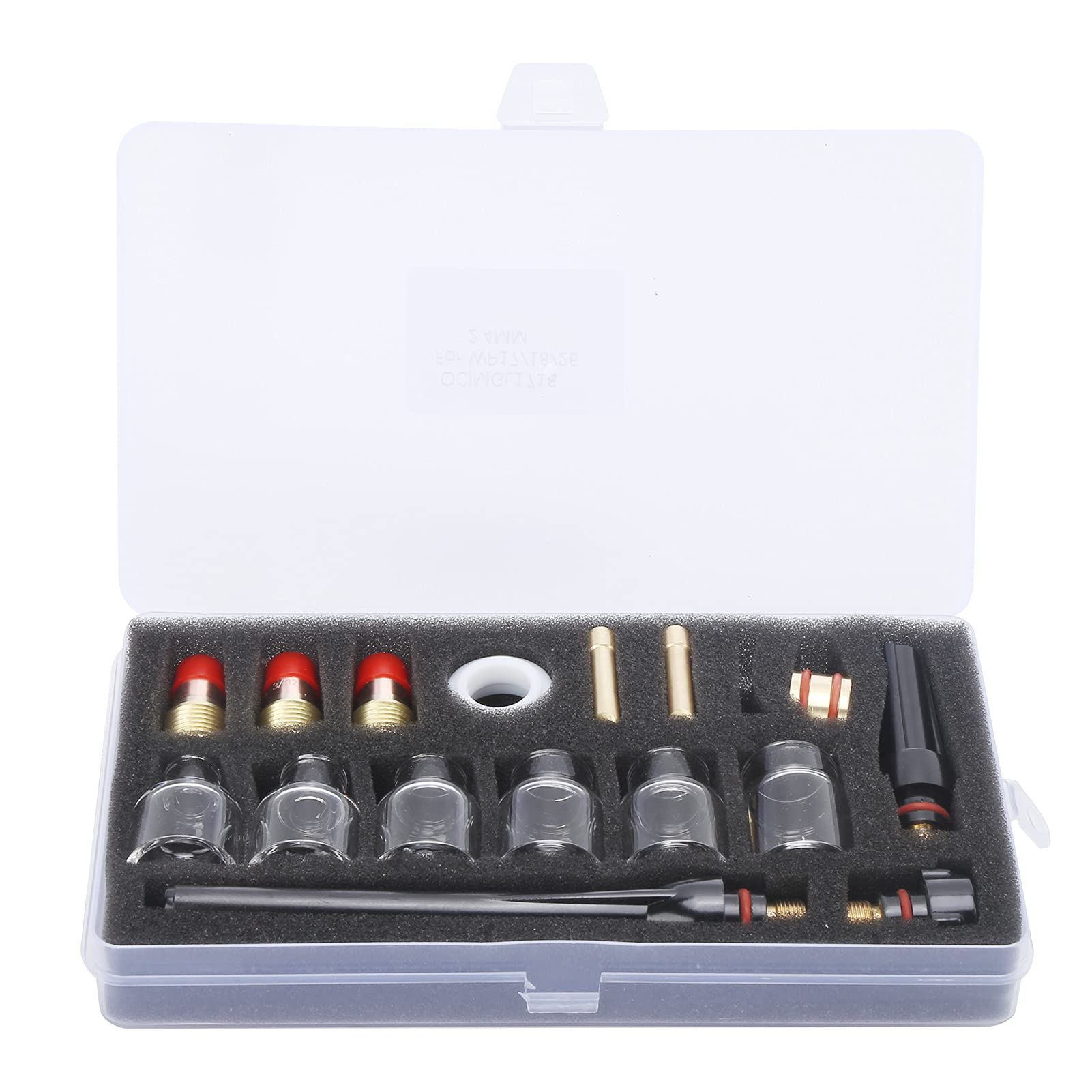 Durable Welding Torch Accessories Kit with Tungsten Clamp - Professional Grade Welding Tools for Electronic Components & Factory Use | Ideal for MIG/TIG Welding, Metal Fabrication & DIY Projects