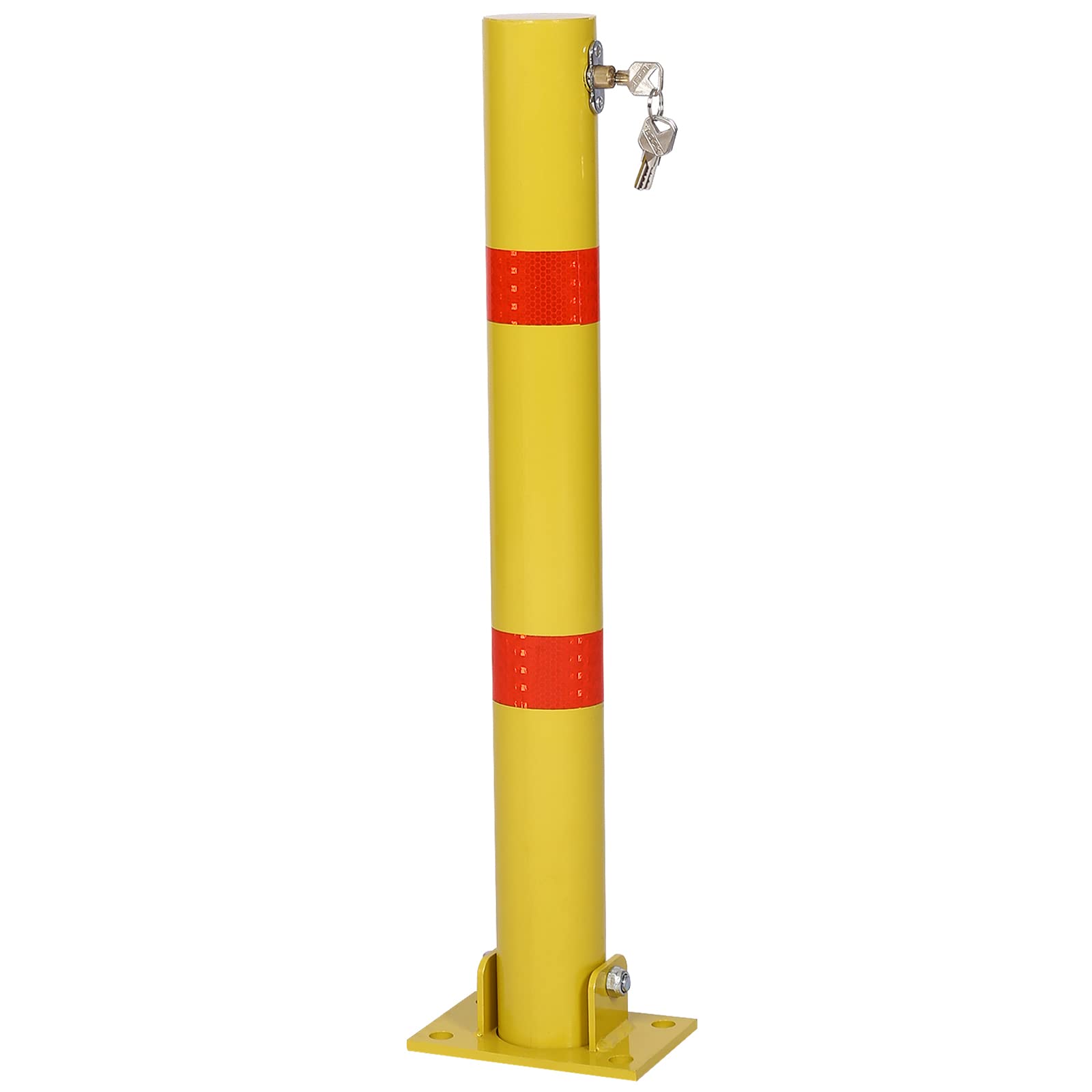 Steel Parking Bollard with Lock - 27.6