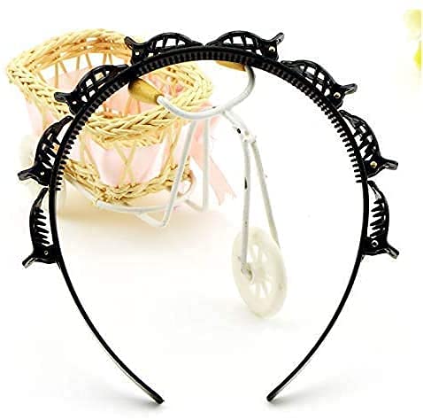 Neelam Forever Hairpin Clips for Women & Girls - Double Prong Alligator Hair Clips for Bangs, Hairstyling & Makeup - Secure Hold Hair Accessories (Pack of 1) - Perfect for Parties, Weddings & Daily Styling