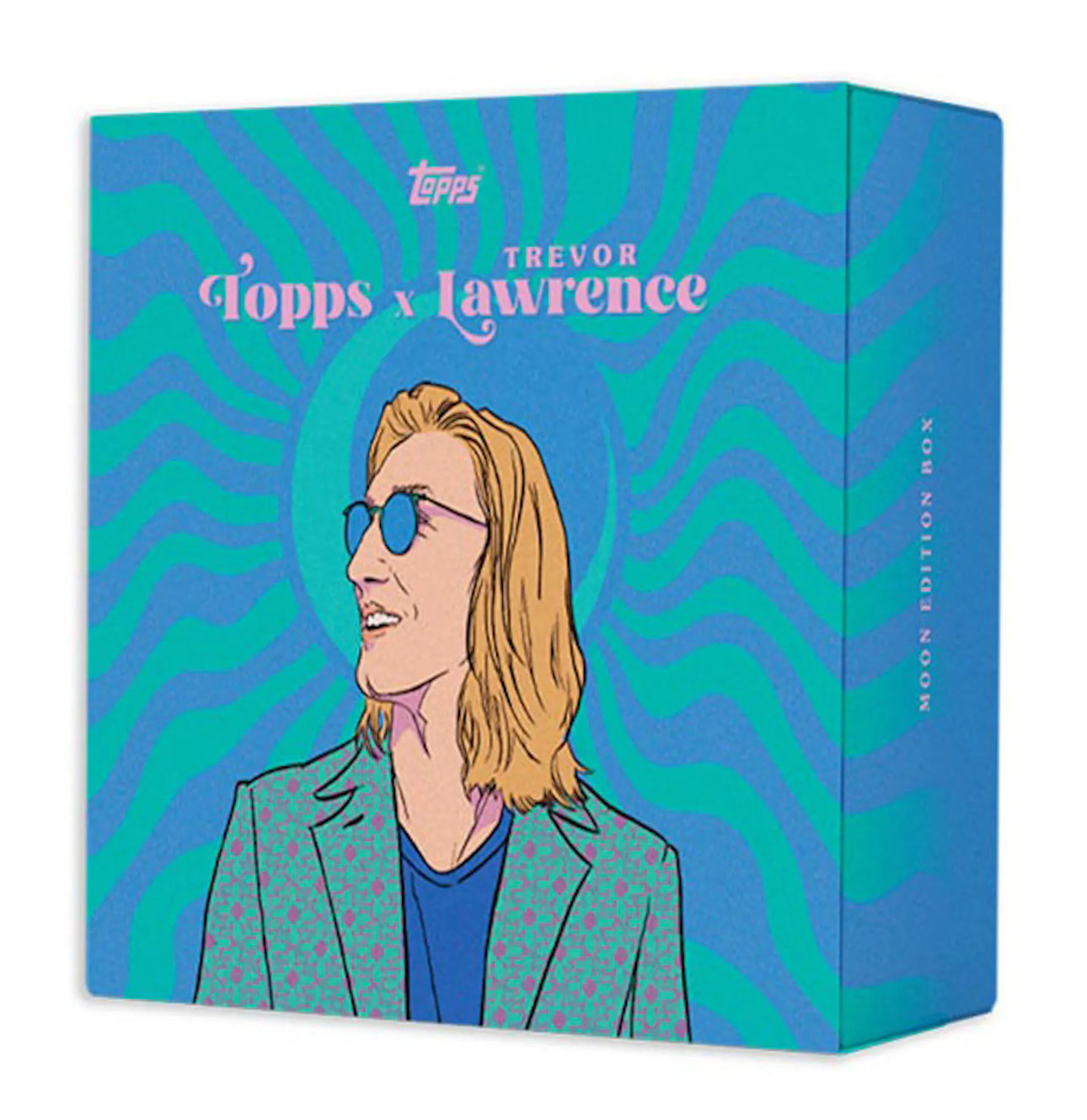 Topps x Trevor Lawrence Moon Edition Trading Card Box - Rare Collectible Football Cards for Fans & Investors | Perfect for Sports Memorabilia Collections & Gift Giving