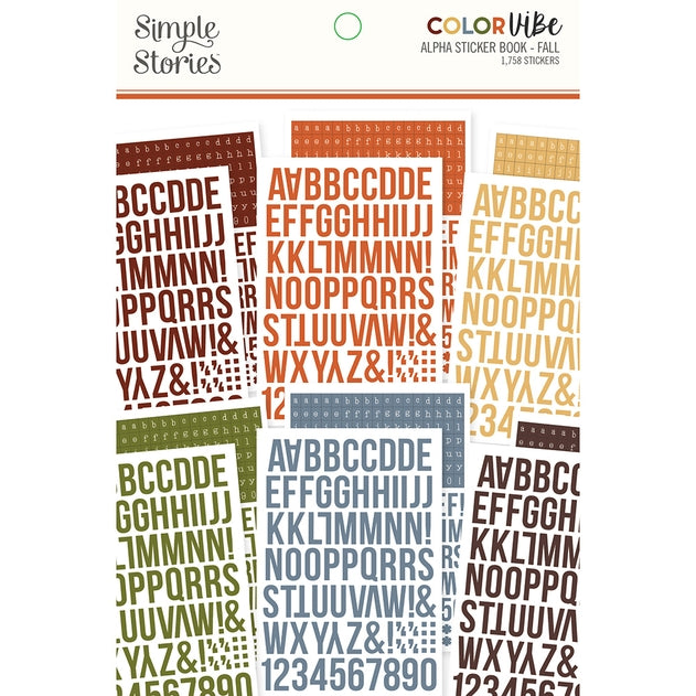 Alphabet Sticker Book for Kids - Fall Color Vibe Learning Activity | Perfect for Preschool Education, Autumn Crafts & Homeschooling