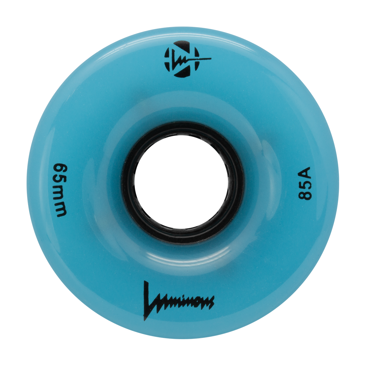 Glow in the Dark LED Skateboard Wheels - 65mm 85a Cruiser Wheels (4 Pack) for Night Riding & Street Skating - Perfect for Longboards, Penny Boards & Skateboards