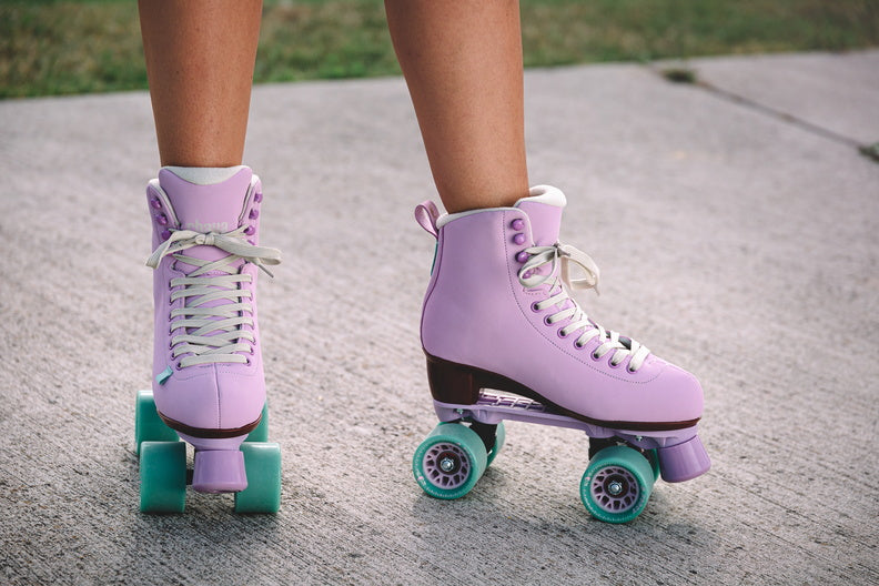 Chaya Melrose Lavender Roller Skates for Women - Outdoor & Indoor Quad Skates with Lightweight Aluminum Frame - Perfect for Rink, Park, and Street Skating