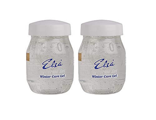 ELSA GLYCERINE WINTER CARE GEL - Deep Moisturizing Glycerin Gel for Dry Skin, Face, Hands & Cracked Feet - 200g x 2 Pack - Hydrating Skin Care for Cold Weather & Dry Climates