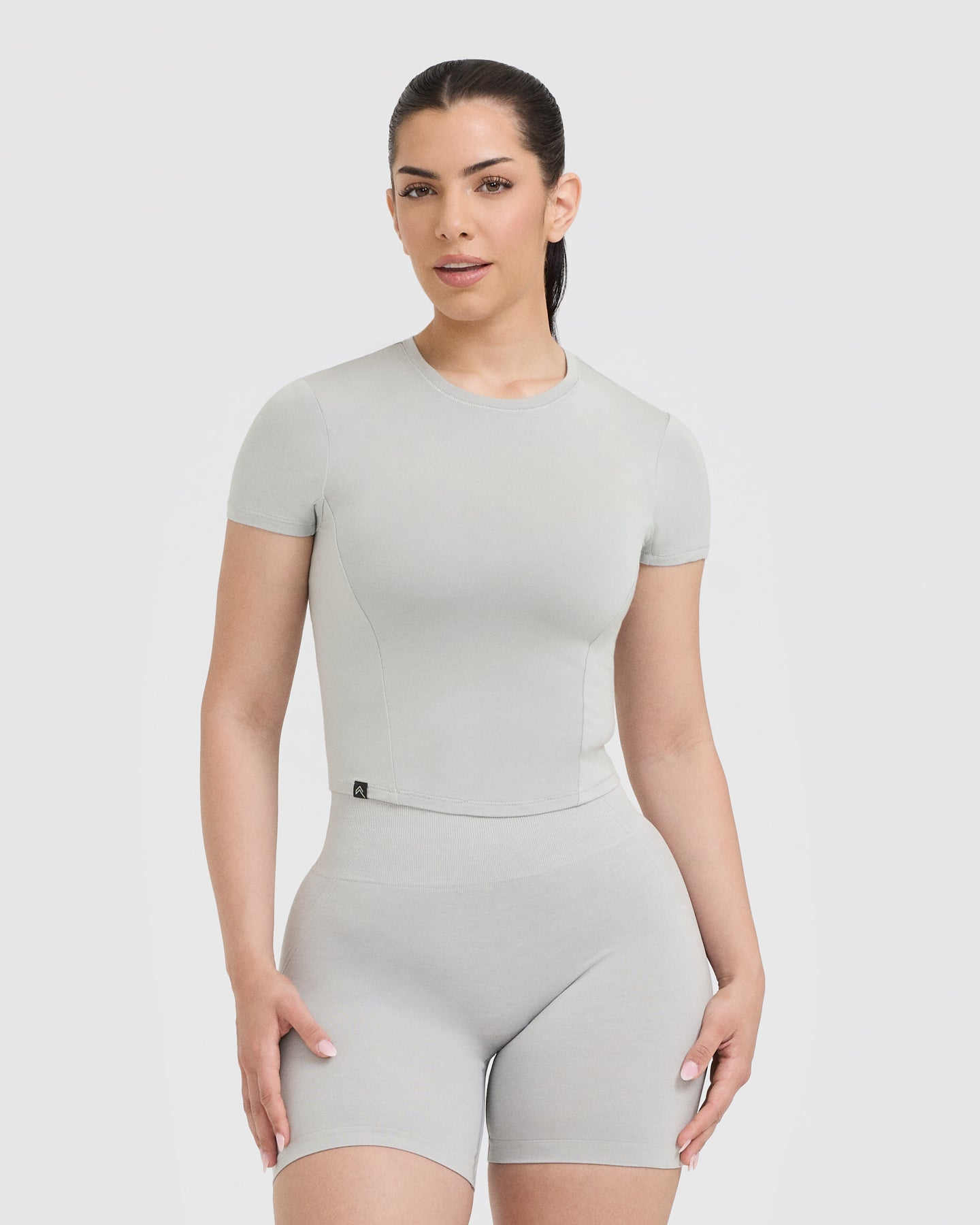 Mellow™ Soft Mid Short Sleeve T-Shirt for Men & Women | Light Grey | Comfortable Casual Wear for Everyday, Workout & Travel