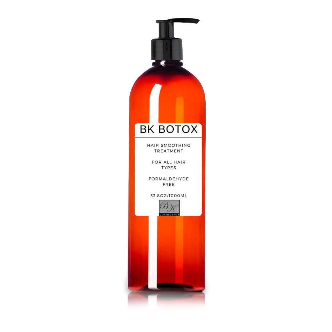 BK Cosmetics BK BOTOX Hair Treatment - Formaldehyde-Free Deep Repair, Softening & Shine Enhancing Formula with Amino Acids & Nutrients (33.8 fl oz/1000 ml) - Perfect for Daily Hair Care & Salon-Quality Results at Home