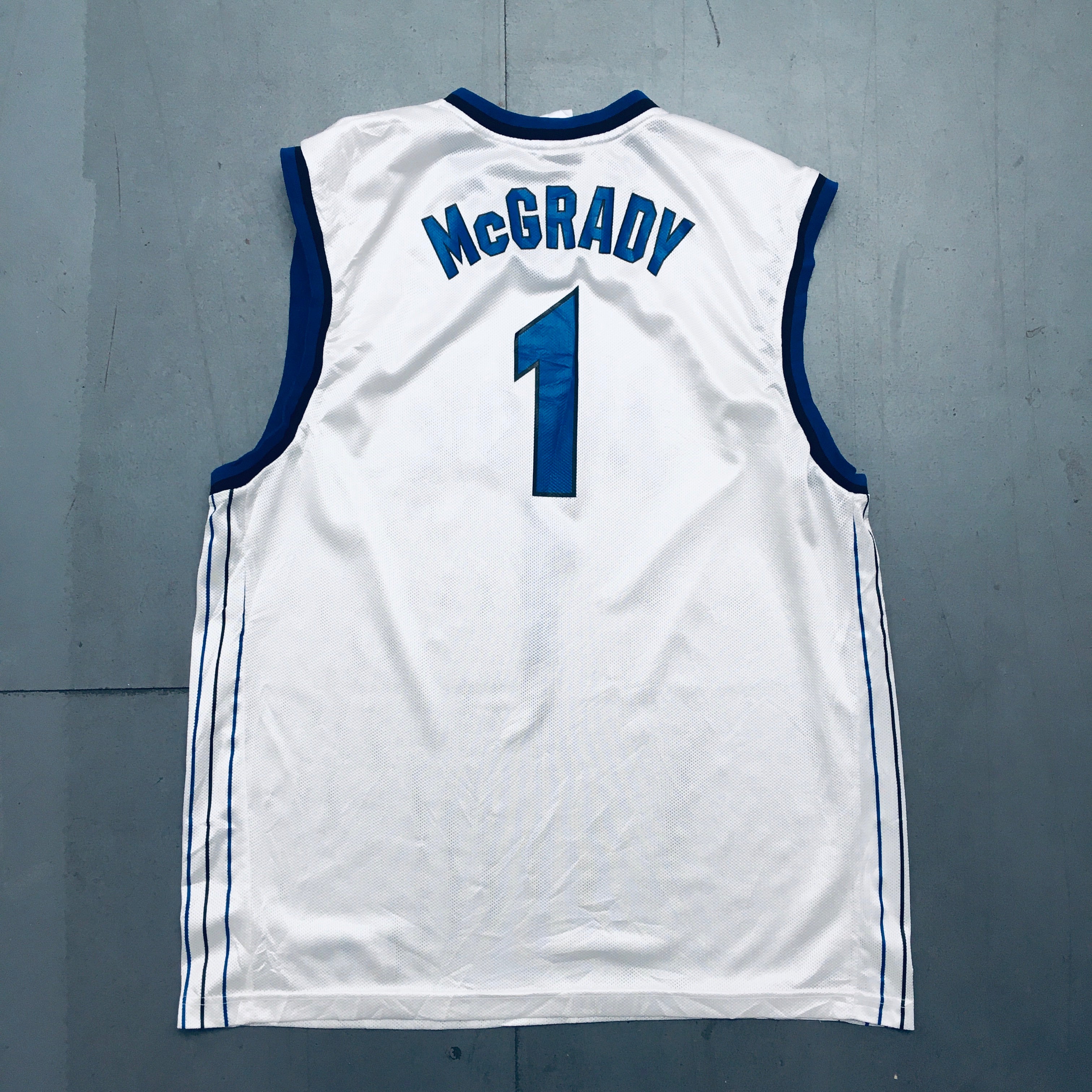 Authentic Reebok Tracy McGrady Orlando Magic 2003-04 White NBA Jersey - XL Size for Basketball Fans & Collectors - Perfect for Games, Cosplay, and Sports Memorabilia Display