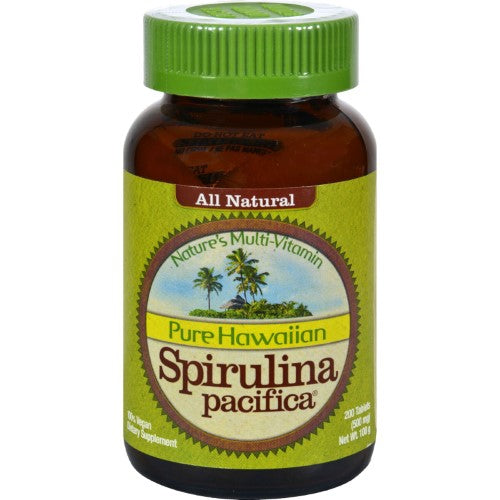Nutrex Hawaiian Spirulina 200C - Premium Organic Spirulina Powder for Energy, Immunity & Detox - Perfect for Smoothies, Juices & Daily Wellness Supplements