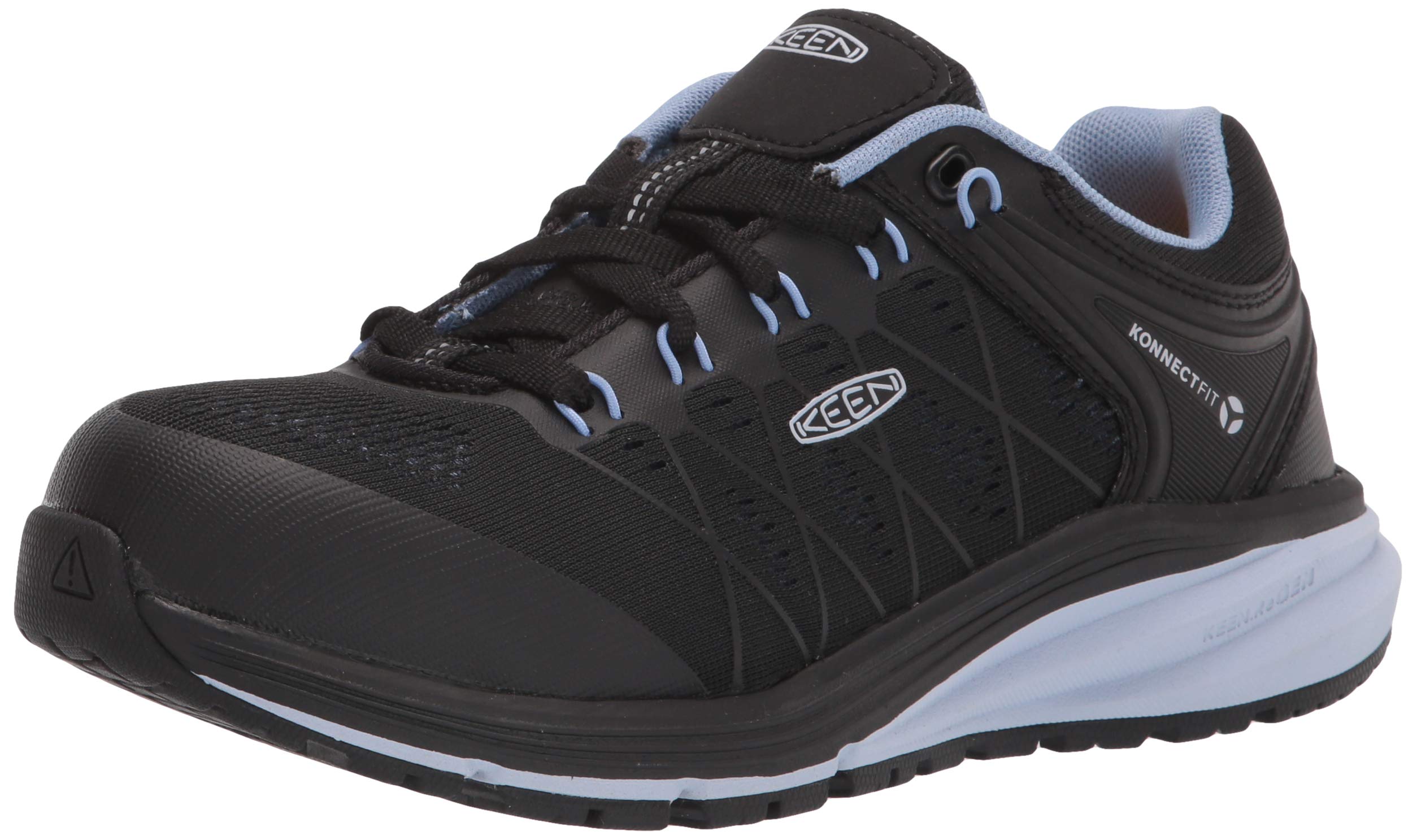 KEEN Utility Women's Vista Energy Low Height Composite Toe Work Shoes - Lightweight & Comfortable Safety Footwear for Construction, Warehouse & Industrial Jobs