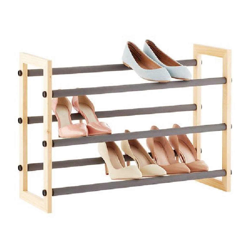 AVEO 3-Tier Expandable Shoe Rack - Space Saving Shoe Organizer for Entryway, Closet & Bedroom - Multifunctional Home Storage Solution (Color A)