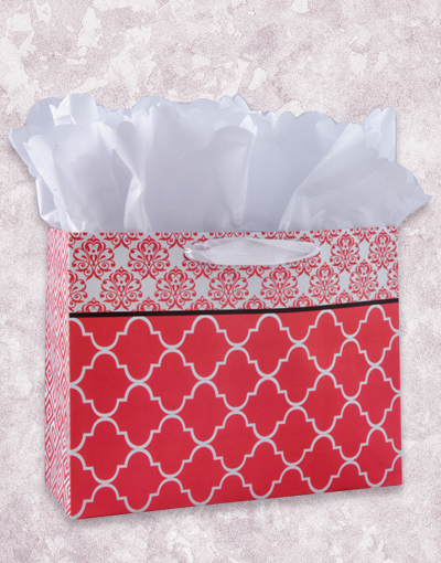 Elegant Coral Gift Bags for Women - Premium Party Favor Pouches for Weddings, Baby Showers & Special Occasions