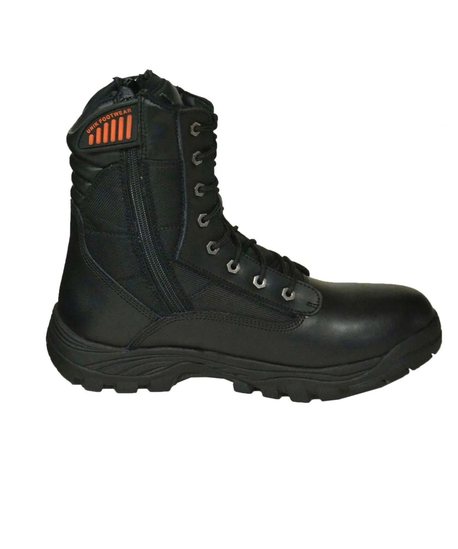 Tactical Men's SWAT Boots with Double Zipper - Durable & Comfortable Military Boots for Outdoor, Work & Hiking
