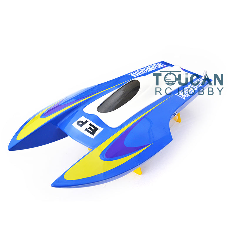 M440 Mini Pre-Painted Fiberglass Electric Racing RC Boat Kit - Gemini 385x190x65mm for Advanced Hobbyists - High-Speed Performance for Lakes & Pools