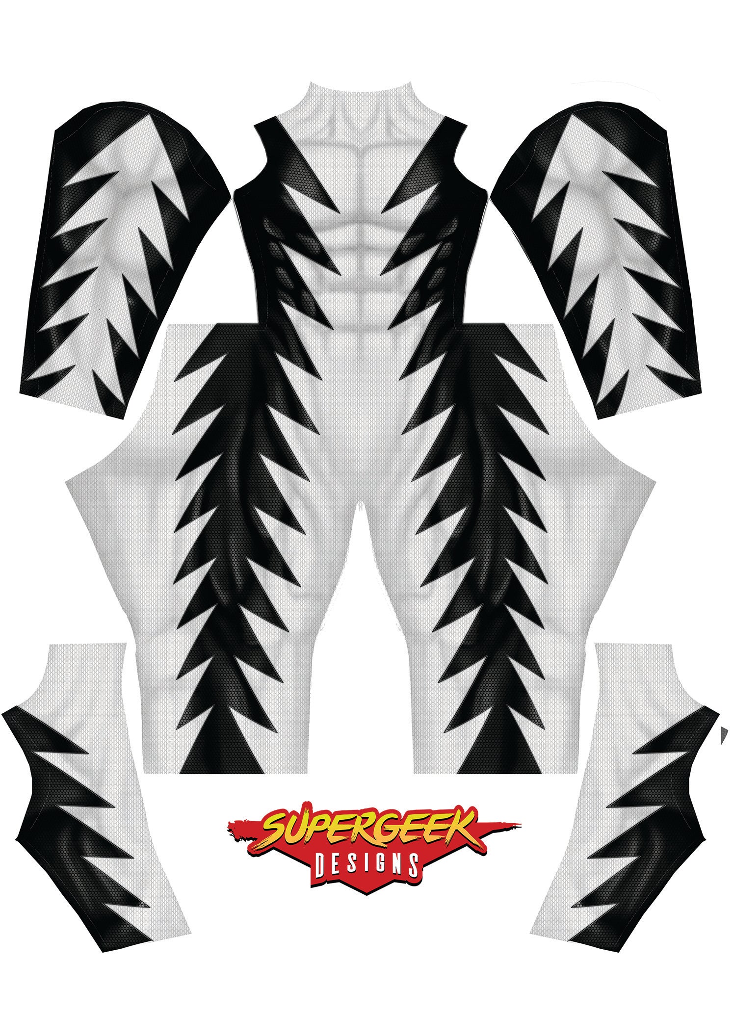 White Dino Ranger Bodysuit - Cute Baby Onesie for Cosplay, Halloween & Birthday Parties | Soft & Comfortable Outfit for Infants & Toddlers