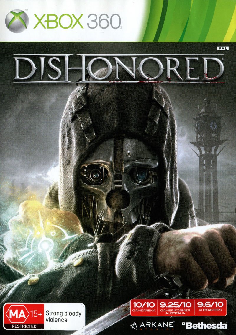 Dishonored - Xbox 360 Game (PAL Version) | Action-Adventure Stealth Game | Perfect for Fans of Stealth & Fantasy Gaming