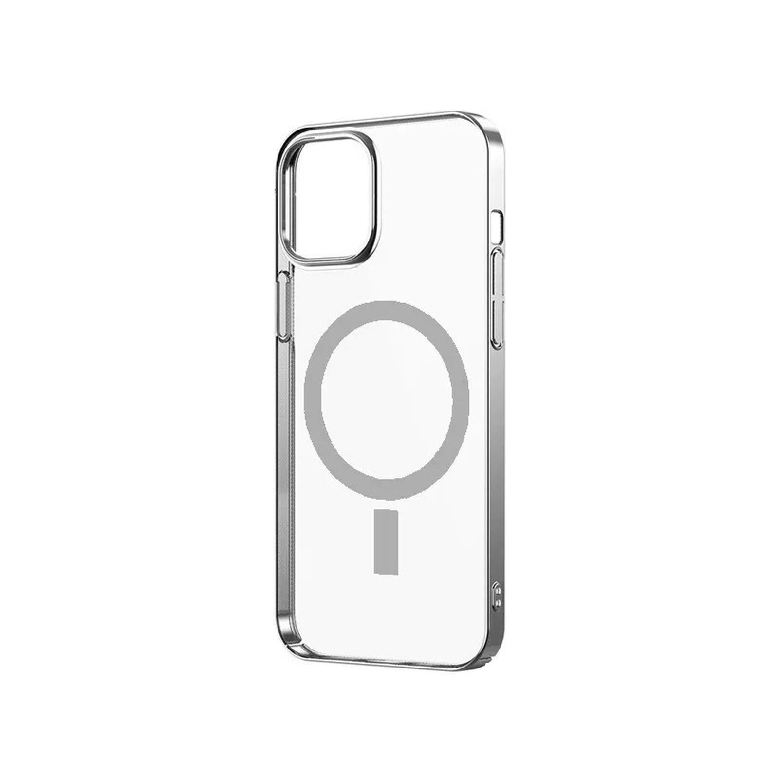 Magnetic Case for iPhone 12/12 Pro Max/12 Mini - Compatible with MagSafe Charger, Ultra Thin Transparent Protective Cover - Perfect for Wireless Charging, Daily Use & Travel Protection