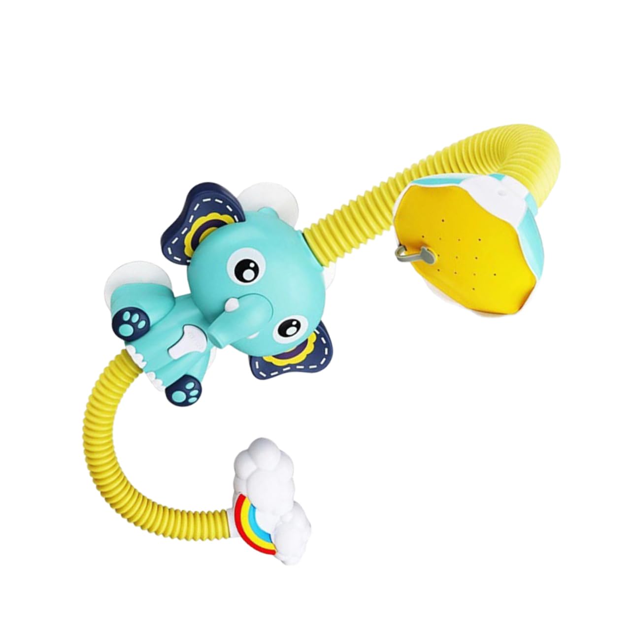 FAVOMOTO 2-Pack Electric Elephant Bath Toys with Sprayer - Fun Shower Head for Kids, Bathtub Water Play Toy for Toddlers & Babies - Perfect for Bath Time Fun and Sensory Development