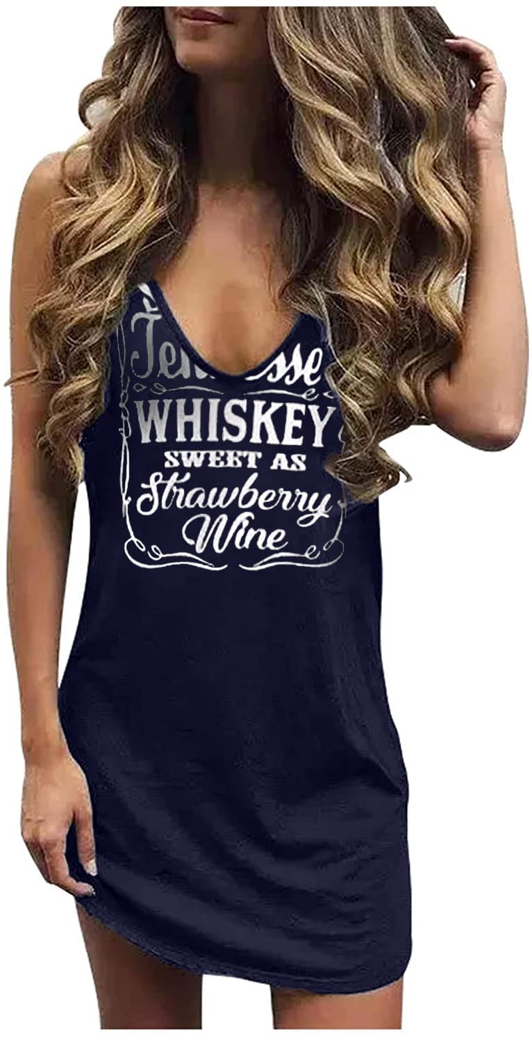Sexy V-Neck Mini Bodycon Dress - Soft as Tennessee Whiskey, Sweet as Strawberry Wine | Summer Country Music Party Dress for Women | Perfect for Concerts, Date Nights & Night Out