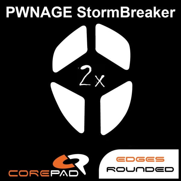 Corepad Skatez Mouse Feet for Pwnage StormBreaker - Ultra Smooth Gliding Gaming Mouse Feet - Perfect for FPS, MOBA & Esports Gaming