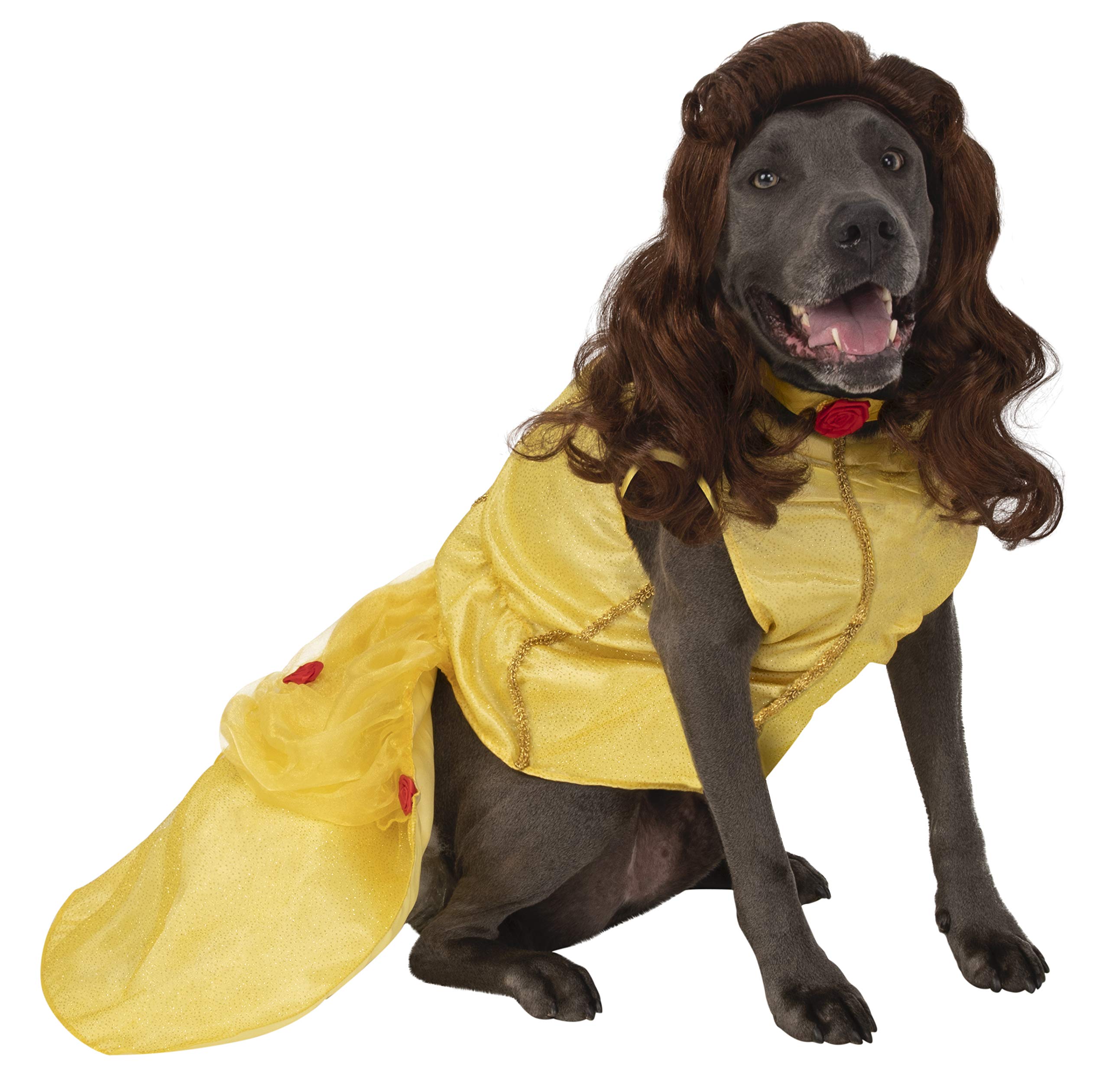Rubie's Disney Princess Belle Pet Costume - XXX-Large | Dog & Cat Dress Up for Halloween, Parties & Photo Shoots