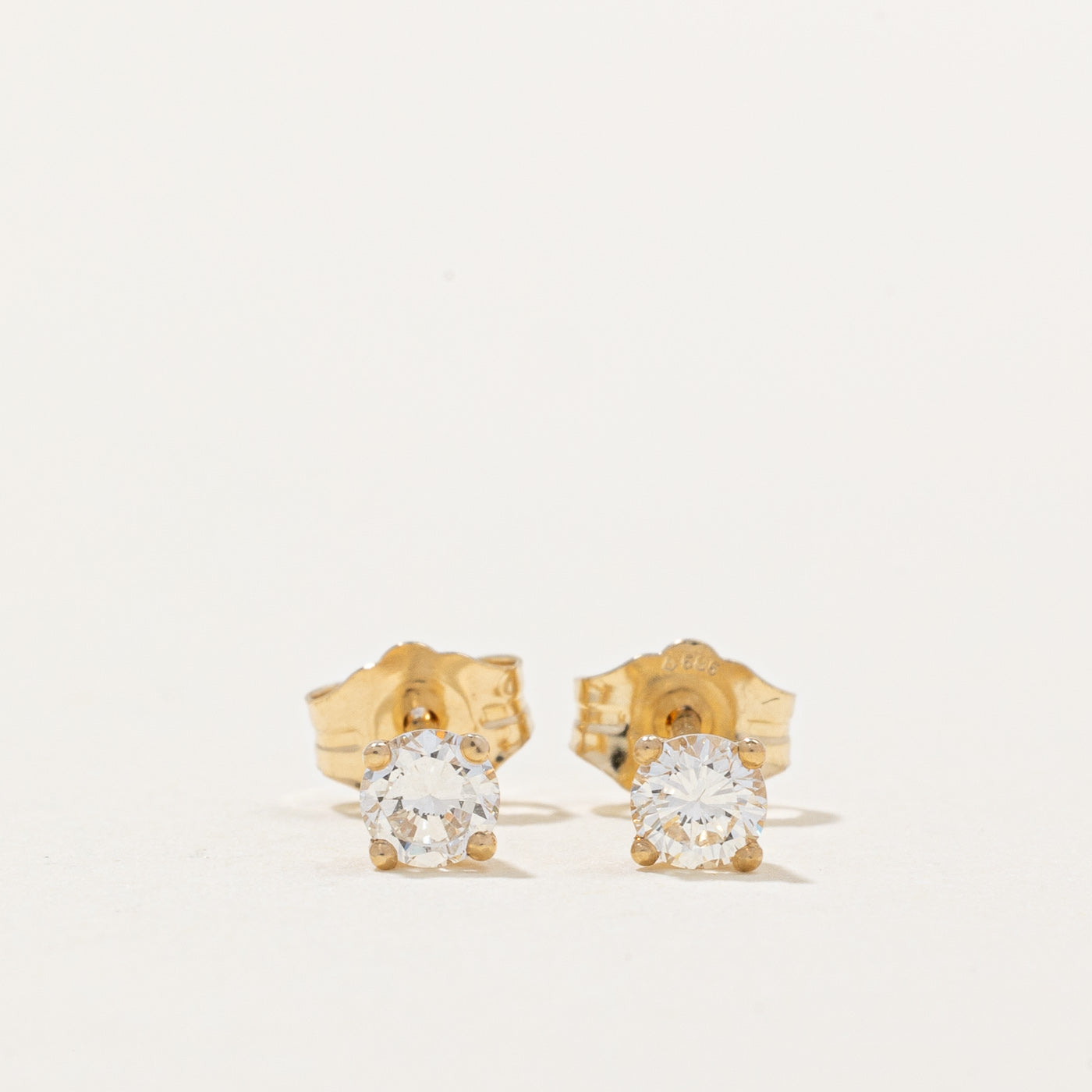 14K Diamond Stud Earrings 0.32ctw VS1 G - 100 Ways | Premium Gold Earrings for Women | Perfect for Weddings, Anniversaries & Gifts
