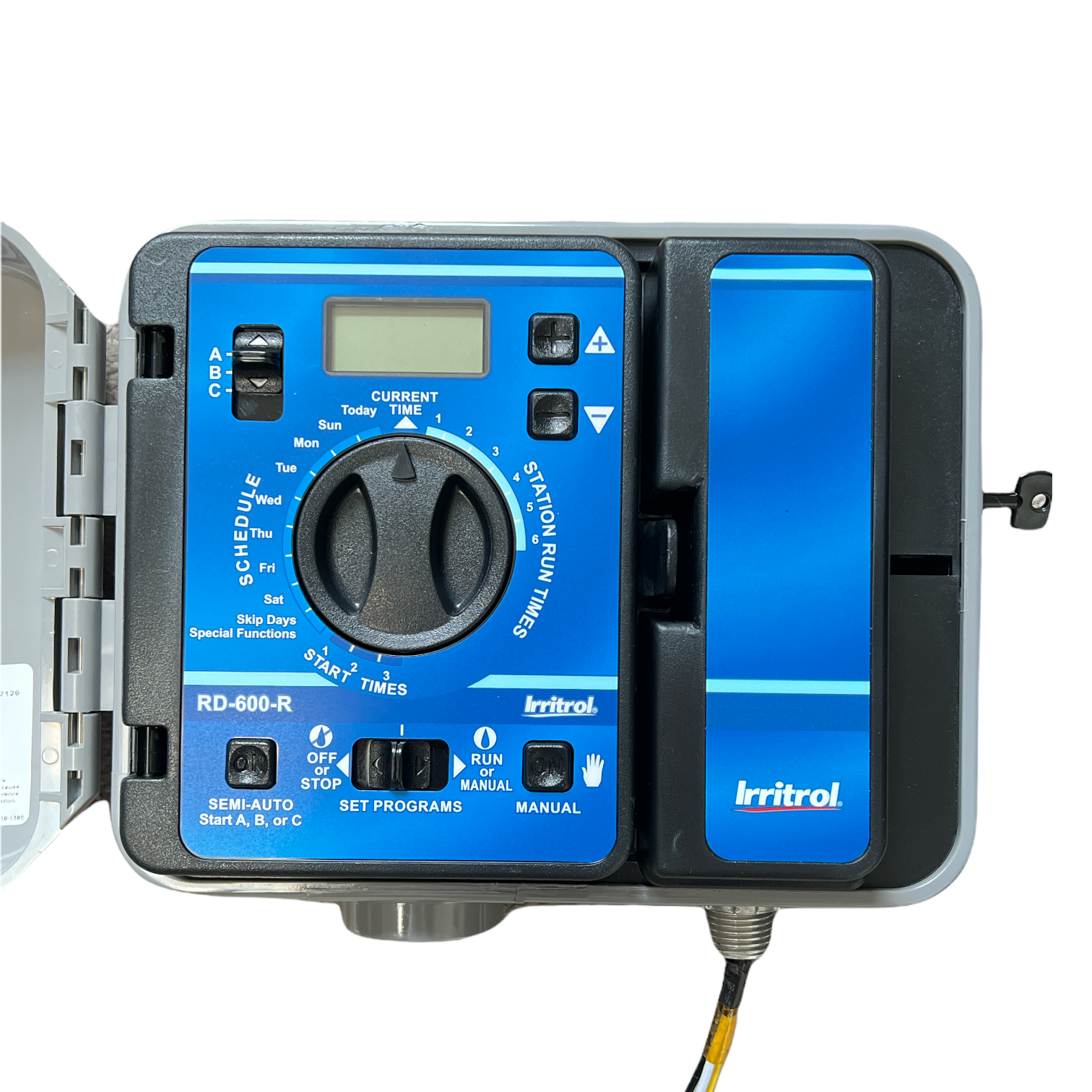 Irritrol RD600 INT R 6-Station RainDial Indoor Irrigation Controller for Home & Garden Watering System - Perfect for Lawns, Plants & Landscaping