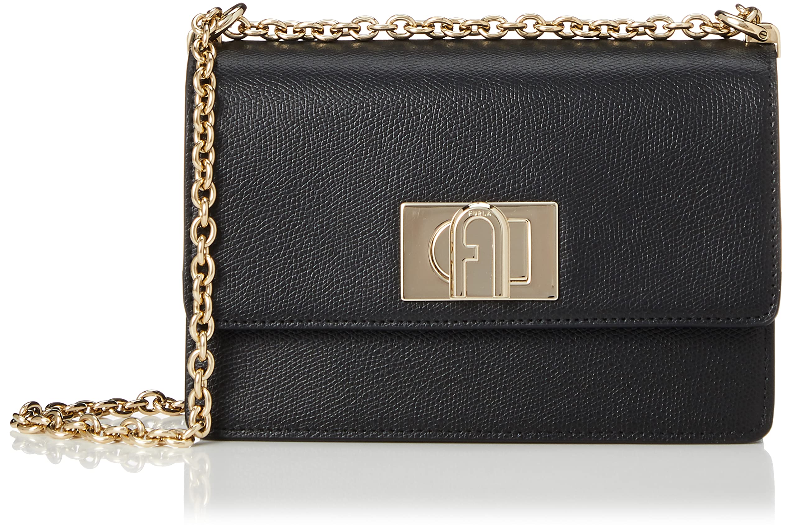 Furla Leather Shoulder Bag for Women - Stylish Crossbody Purse for Work, Travel & Everyday Use