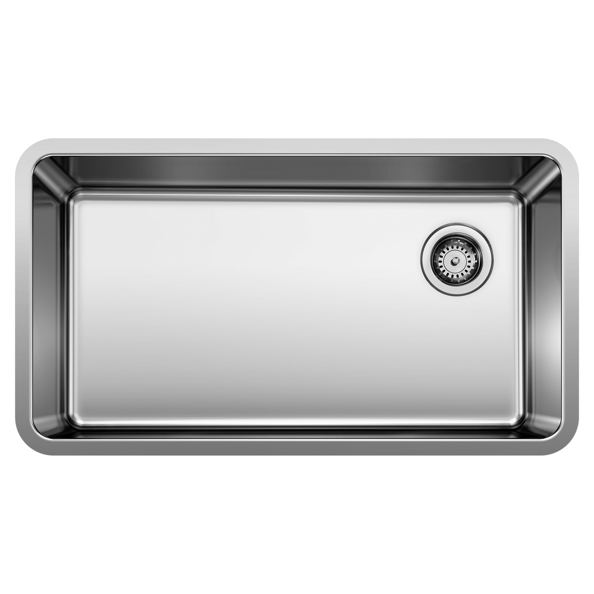 BLANCO Formera 33 Super Single Undermount Stainless Steel Kitchen Sink - Durable & Stylish for Modern Kitchens | Perfect for Cooking, Washing Dishes & Food Prep