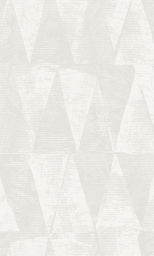 Beige Geometric Triangle Wallpaper R6308 - Peel and Stick Self-Adhesive Wallpaper for Living Room, Bedroom, and Office Decor