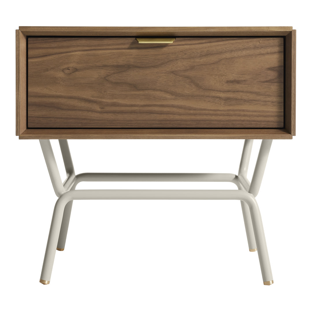 Modern Blu Dot Dang Nightstand - Minimalist Bedside Table with Storage Shelf | Perfect for Small Spaces, Bedrooms & Apartments