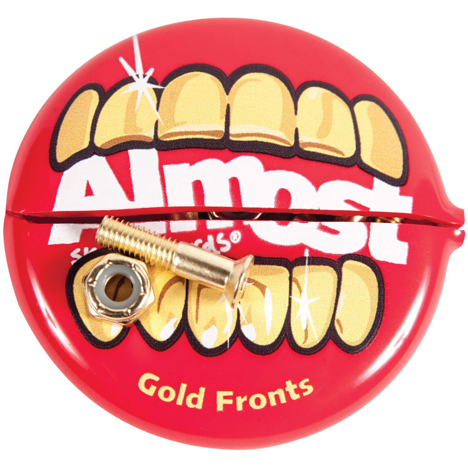 Allen Head Gold Nuts & Bolts Skateboard Hardware Set - 1 Inch - Premium Skateboard Truck Mounting Hardware for Smooth Riding & Durable Performance