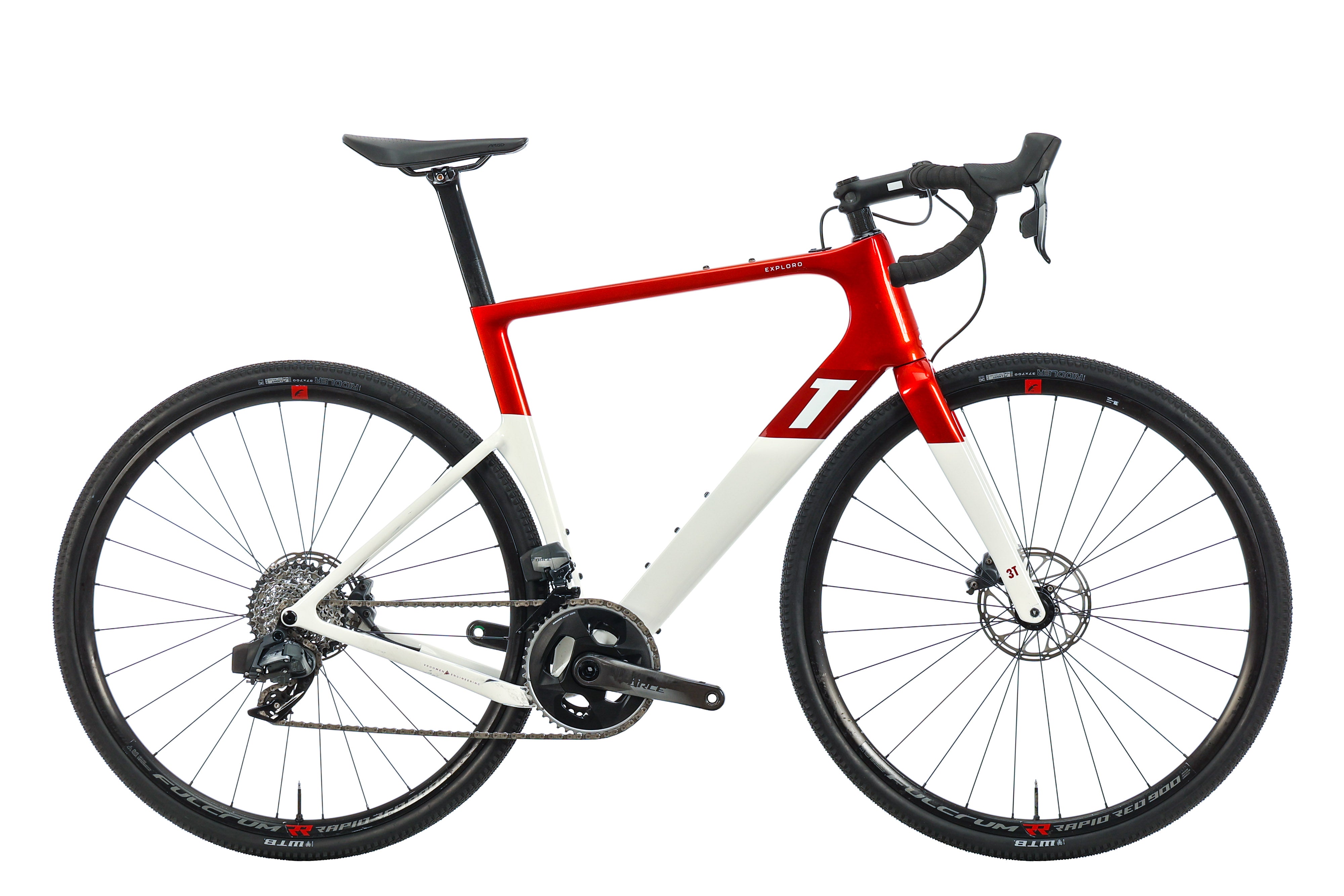3T Exploro RaceMax Force AXS Gravel Bike 2022 - 56cm Carbon Frame, 1x12 Drivetrain | Perfect for Adventure Racing, Bikepacking & Off-Road Cycling