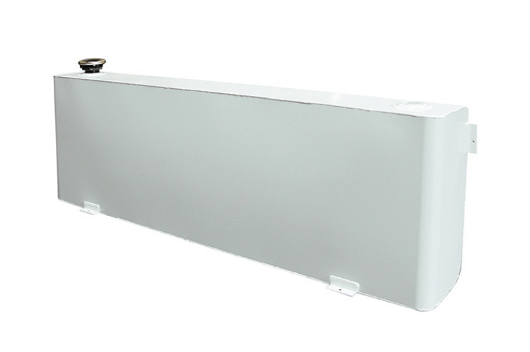 DeeZee DZ92556NS Steel Transfer Tank for Chevy Silverado 2500HD/3500HD (1999-2022) - Long Rectangle White Fuel Tank - Perfect for Off-Roading, Construction & Fleet Vehicles