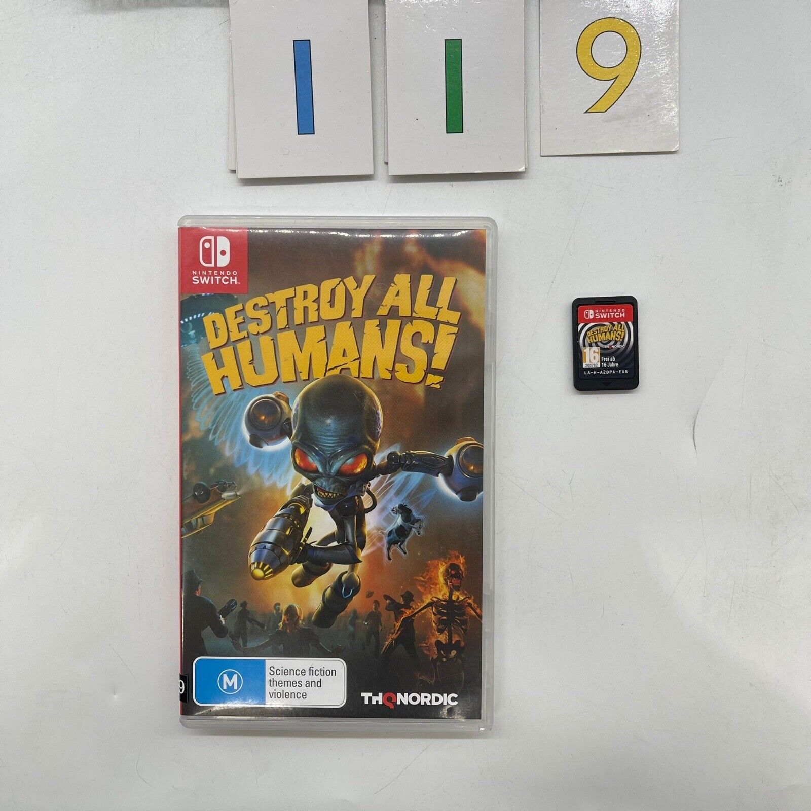 Destroy All Humans! Nintendo Switch Game - PAL Version | Action-Adventure Sci-Fi Game for Nintendo Switch | Perfect for Sci-Fi Fans & Gamers at Home or On-the-Go