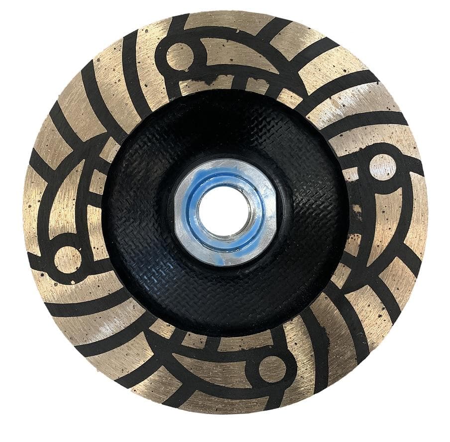 Bullseye Silent Resin Cup Wheel - Premium Diamond Grinding Wheel for Concrete, Stone, and Tile - Perfect for Construction, Renovation, and DIY Projects