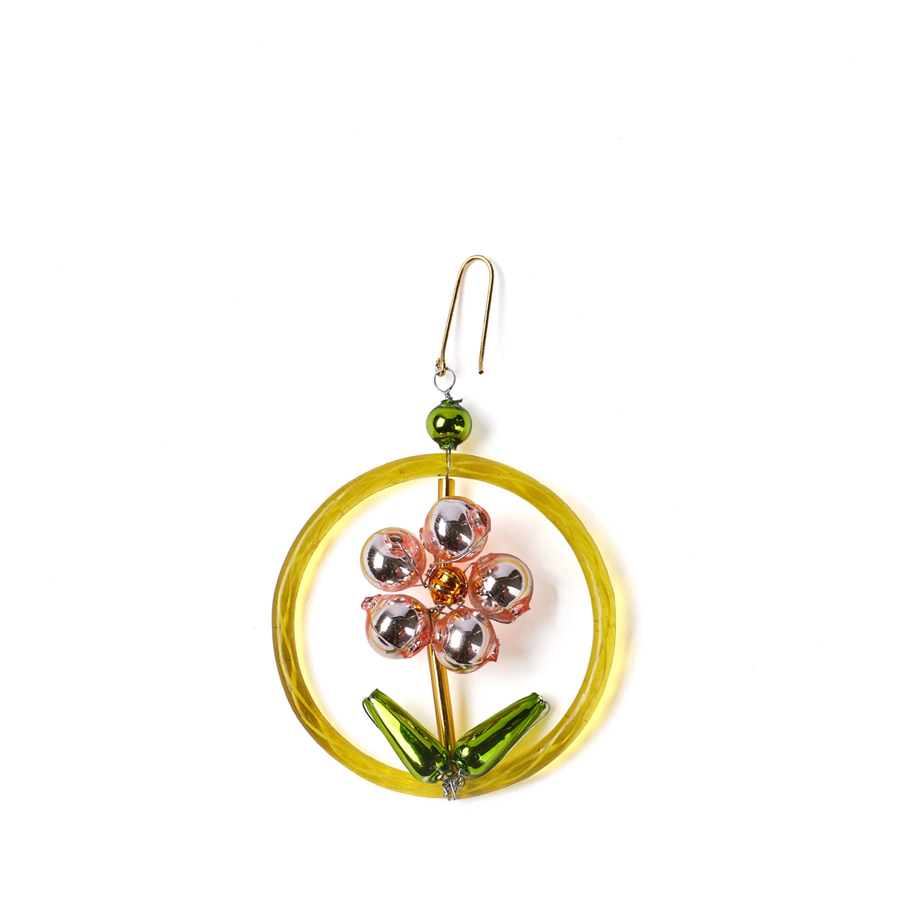 Pink Flower Ornament - Elegant Home Decor for Living Room, Bedroom, Wedding & Party Decorations