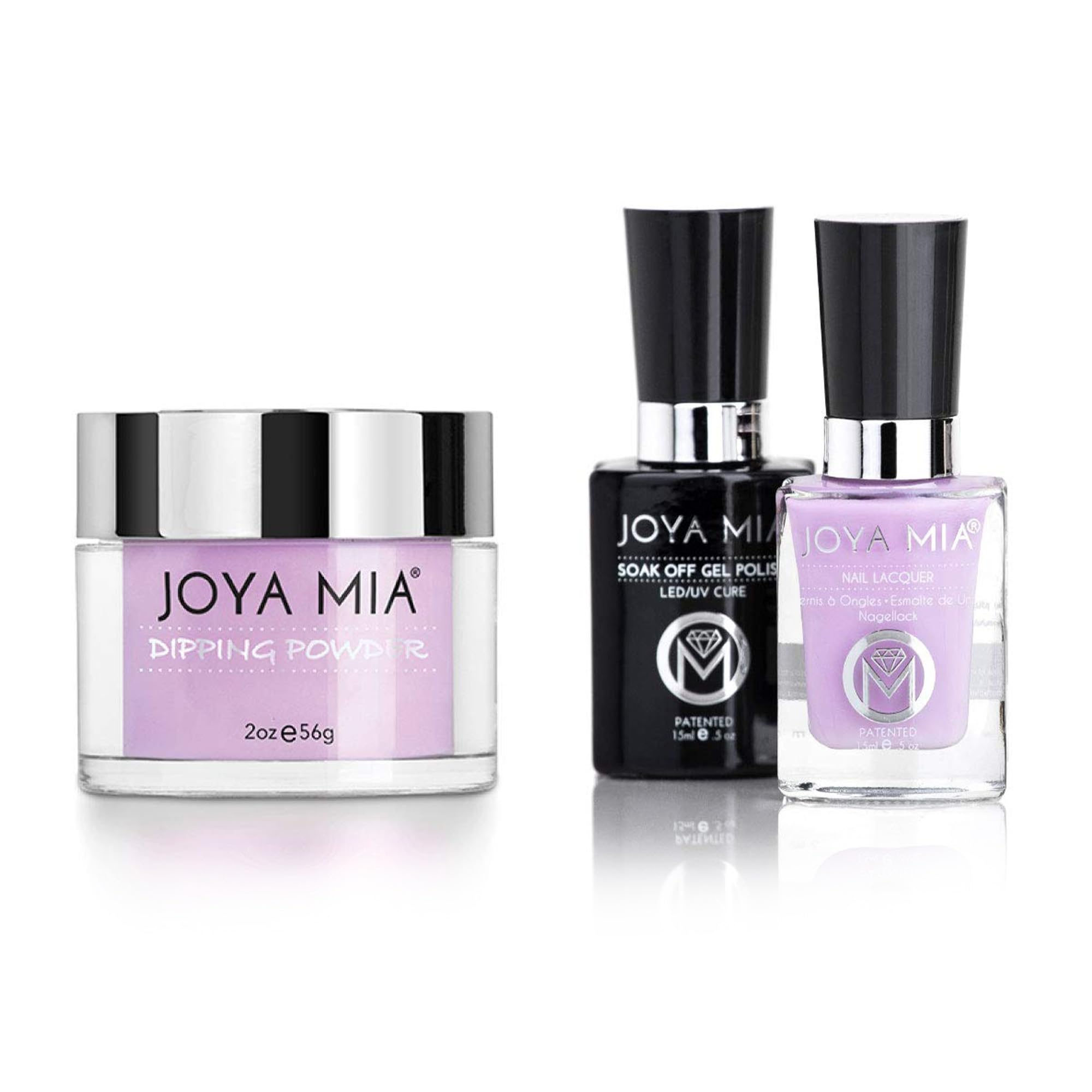 JOYA MIA 3-in-1 Nail Kit with Dip Powder & Gel Polish - Salon & Home Use