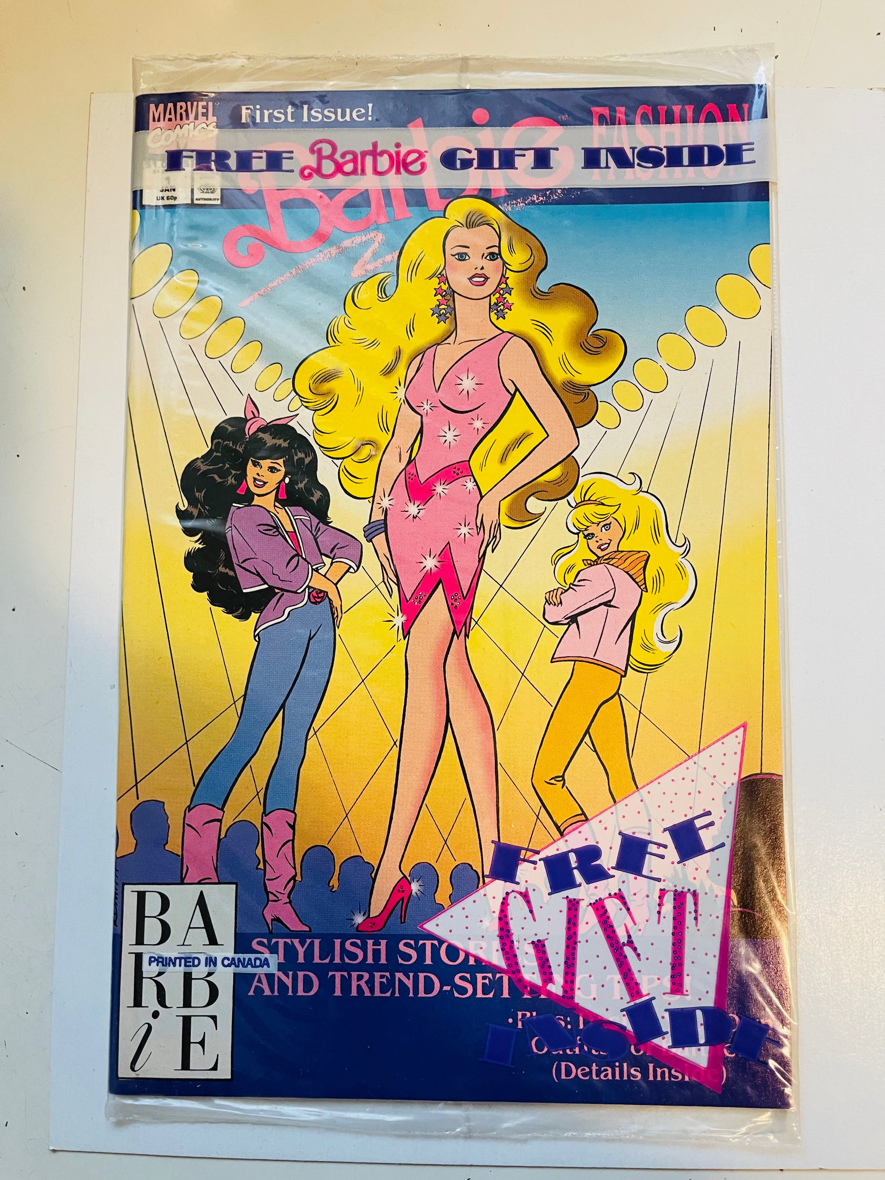 Original Barbie #1 Factory Sealed Comic Book with Exclusive Door Hanger - Perfect for Collectors, Gifts & Pop Culture Displays