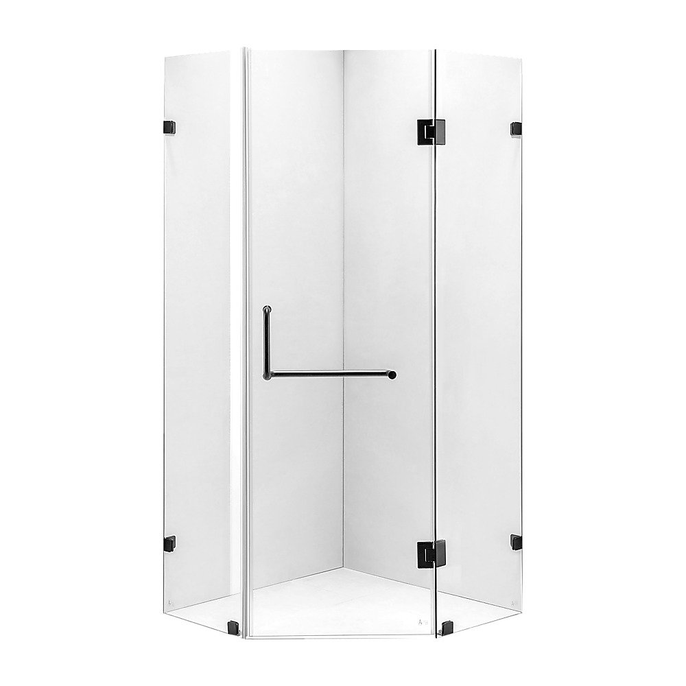 10mm Frameless Glass Shower Screen 1000x1000mm - Modern Bathroom Enclosure by Della Francesca | Perfect for Walk-in Showers, Wet Rooms & Spa Bathrooms