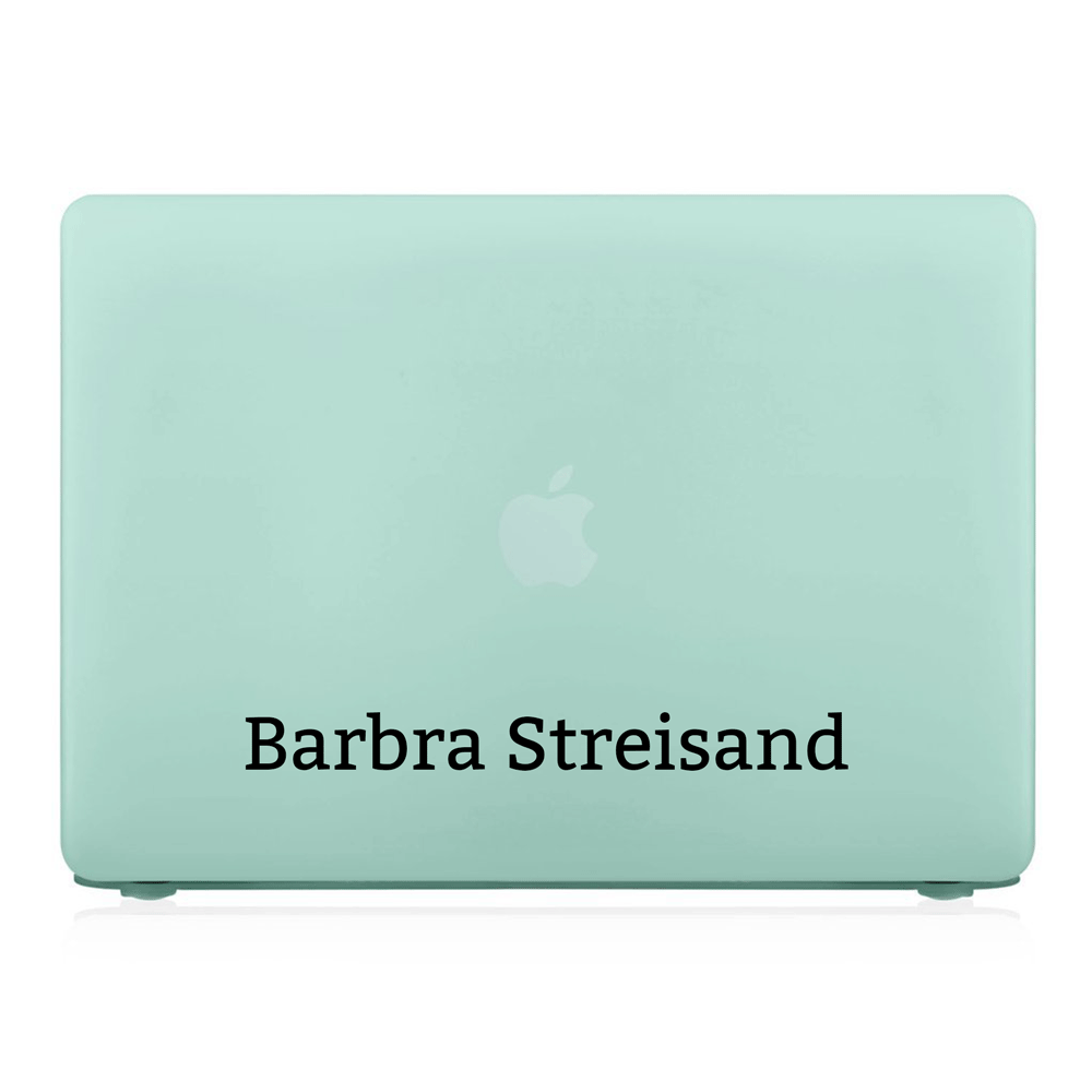 Durable MacBook Hardshell Case - Modern Signature Design | Protective Cover for MacBook Air/Pro | Perfect for Work, Travel & School