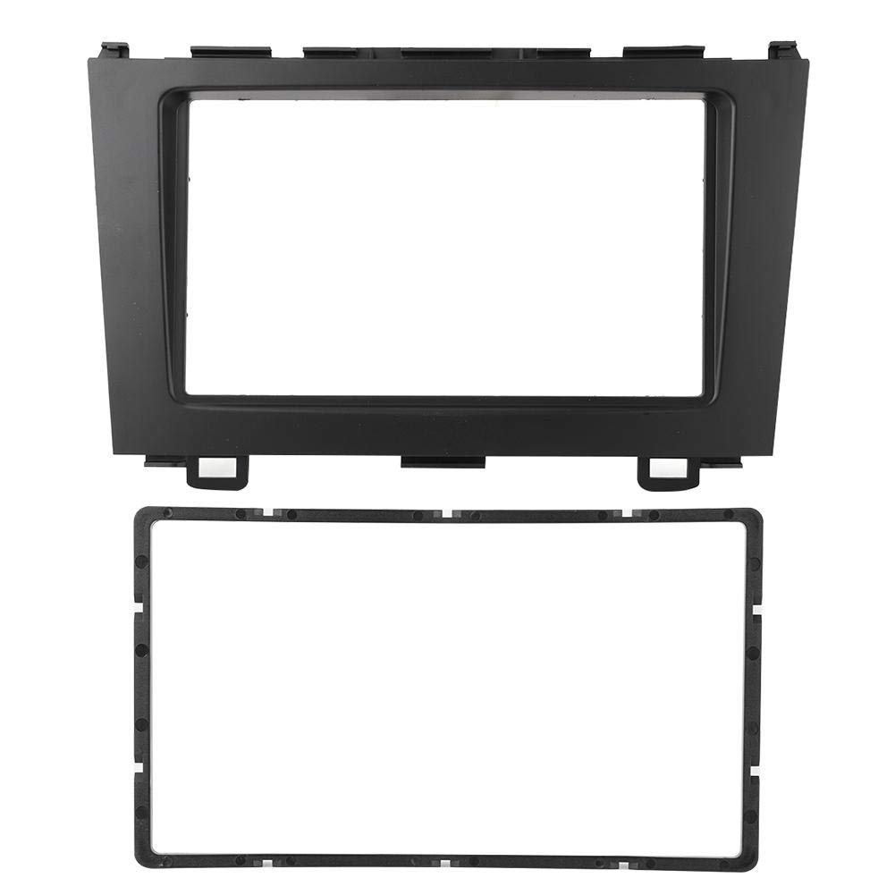 YUANJS 2 Din Car DVD Stereo Radio Fascia Dash Panel Trim Kit for Honda CRV 2007-2010 Models - Perfect for In-Car Entertainment & Dashboard Upgrades