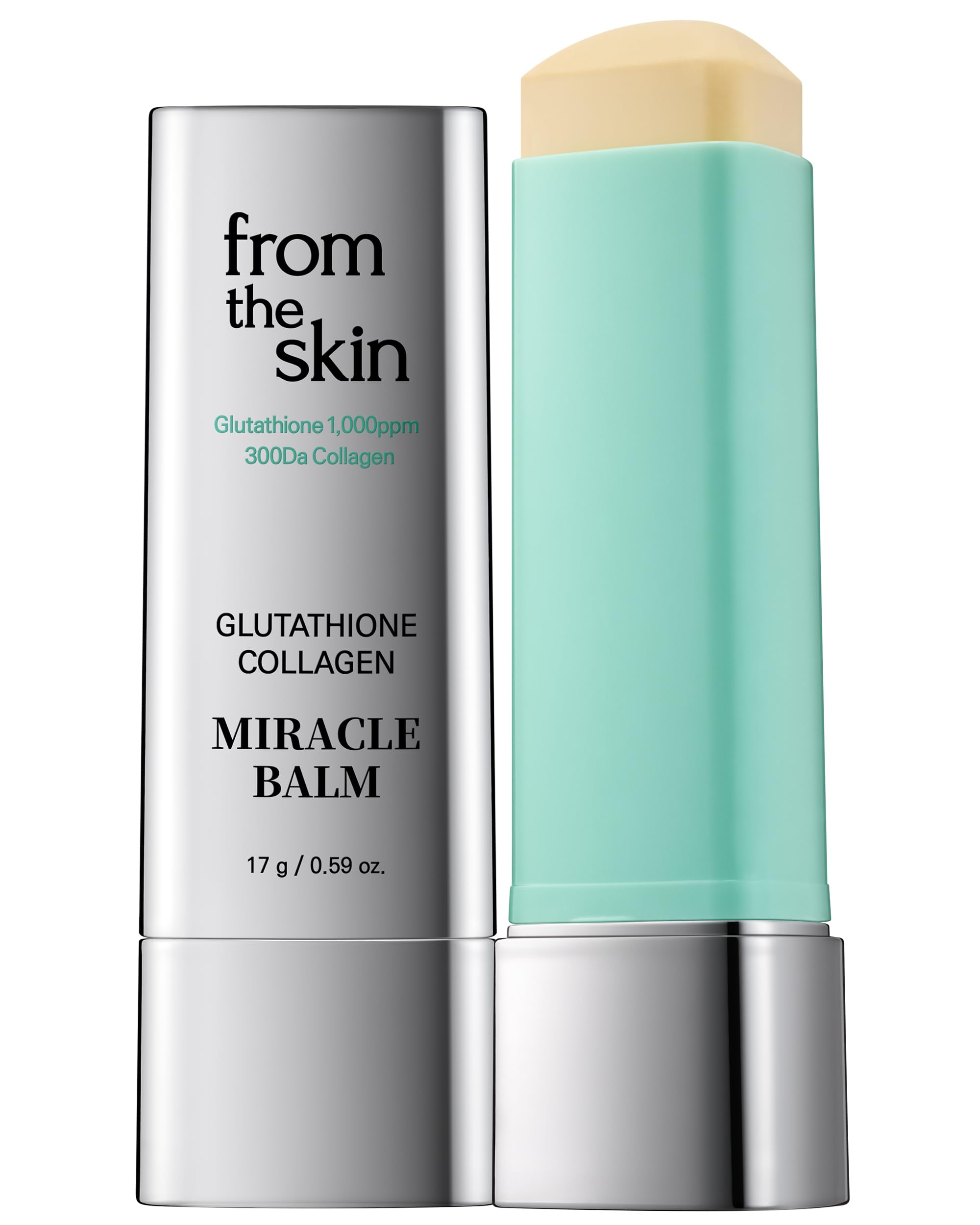 Glutathione Collagen SPF 50+ Sunscreen Stick - Anti-Wrinkle & Brightening Face Sunblock with Silky Finish for Youthful Skin | 0.59oz | Perfect for Daily Sun Protection & Makeup Base