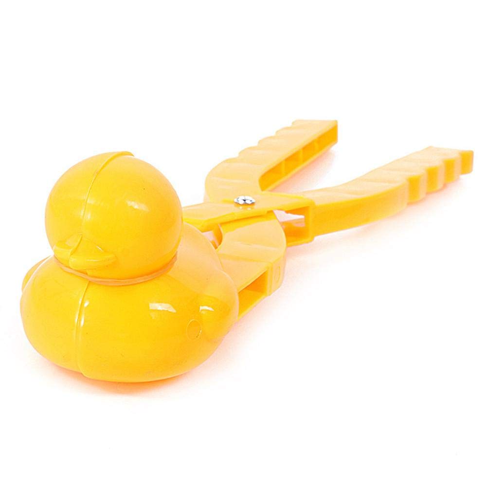 AIZHIYI Duck Shape Snowball Maker Clip - Kids Outdoor Winter Snow & Beach Sand Mold Tool for Snowball Fights, Sandcastle Building & Creative Play