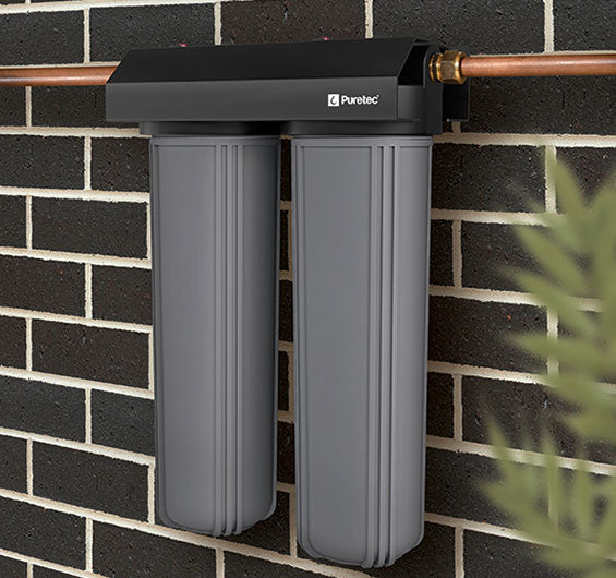 Puretec WH2-60 Whole House Dual Water Filter System - 60 LPM (20