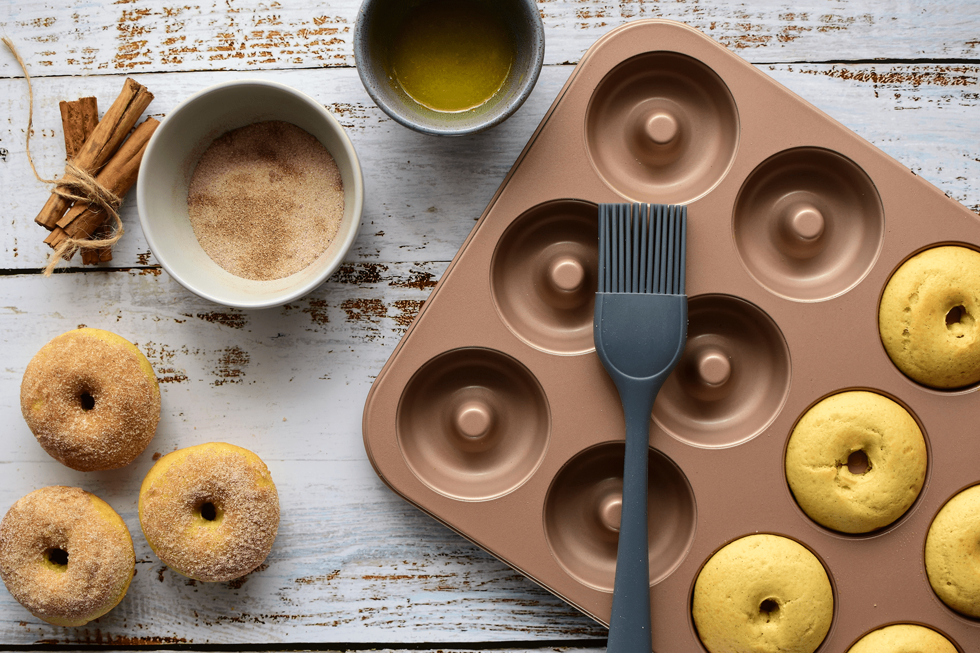 Rose Gold Donut Tray - 12 Hole Doughnut Serving Platter for Parties, Weddings & Dessert Displays | Elegant Cupcake & Pastry Stand for Home Baking & Events