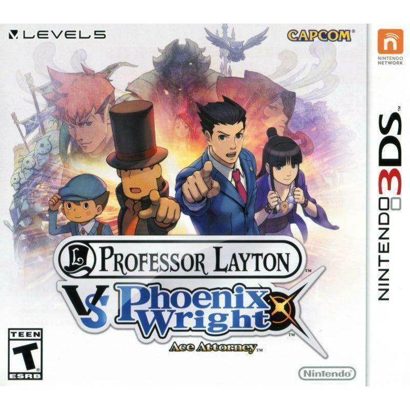 Professor Layton vs Phoenix Wright Ace Attorney - Nintendo 3DS Game | Puzzle & Adventure Crossover | Perfect for Mystery & Courtroom Drama Fans